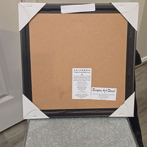 Empire Art Direct Louis Vuitton Heart Art w/Chain Framed Wall Decor - Picture 5 of 5